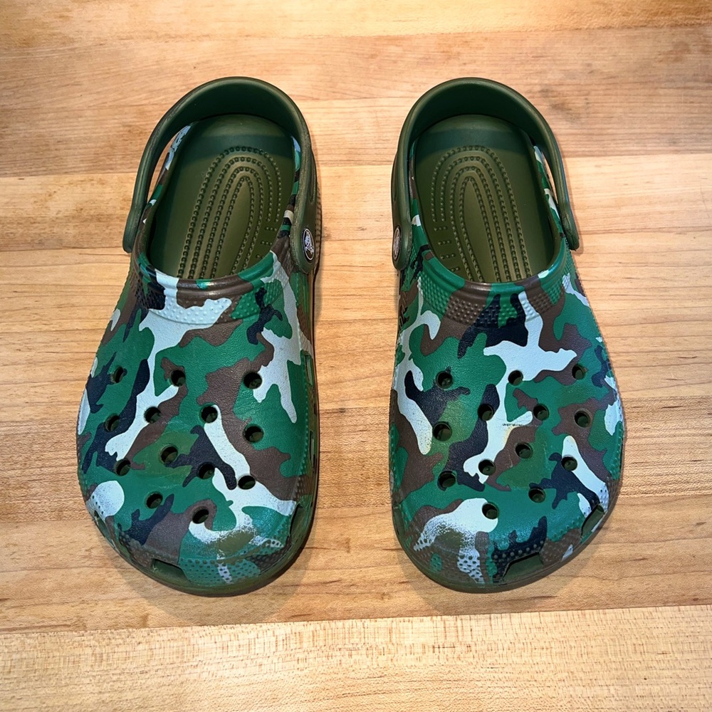 Kids Camo Crocs